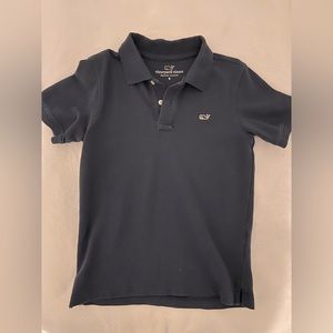Vineyard Vines navy blue boys polo shirt size 6
